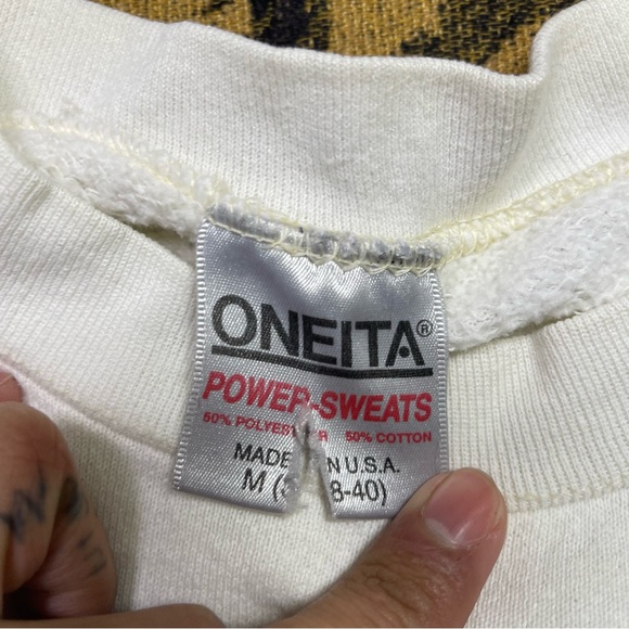 Vtg‎ 90s California Style Beverly Hills Art Sparkle Sweatshirt Mens Size M - Picture 3 of 7